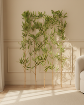 Artificial Bamboo Leaf Stems Set of 5 150cm (5ft)